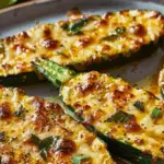 Cheesy Garlic Zucchini Steaks 3 Cheesy Garlic Zucchini Steaks