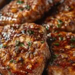 Pork Chops with a Crunchy Honey Garlic Sauce 3 Pork Chops with a Crunchy Honey Garlic Sauce