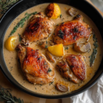 White Wine Herb-Roasted Chicken Dinner Recipe