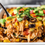 Mexican-Style Chicken Burrito Casserole