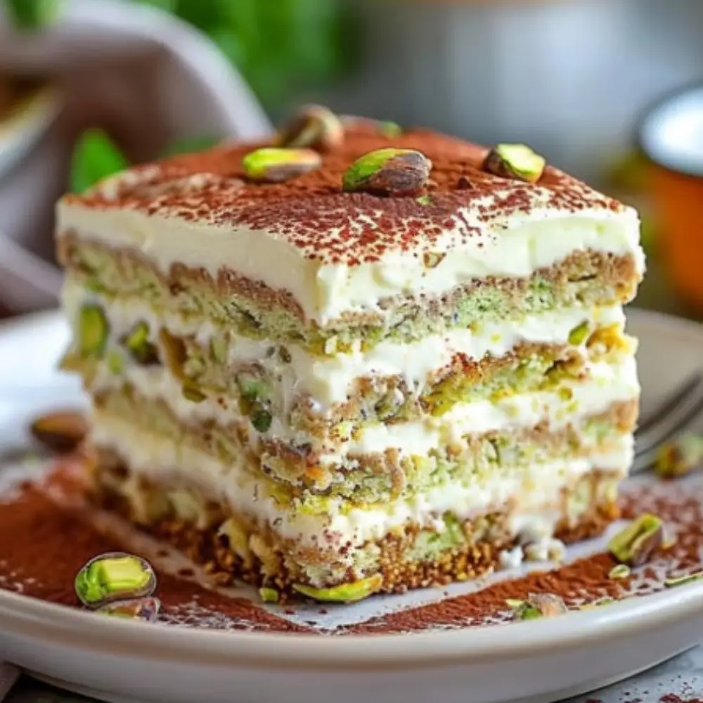 Pistachio Tiramisu