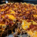 Carnivore Bacon Cheeseburger Pie 2 Carnivore Bacon Cheeseburger Pie