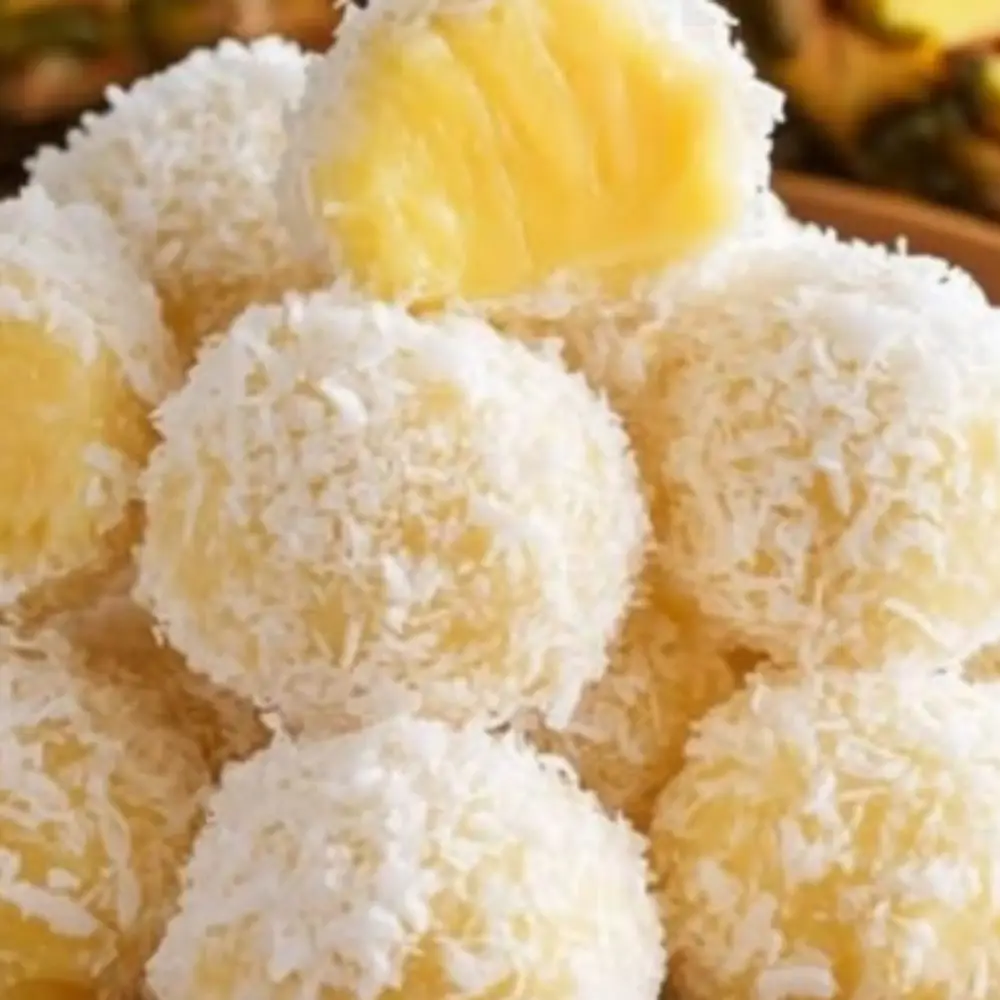 Pineapple Coconut No-Bake Balls