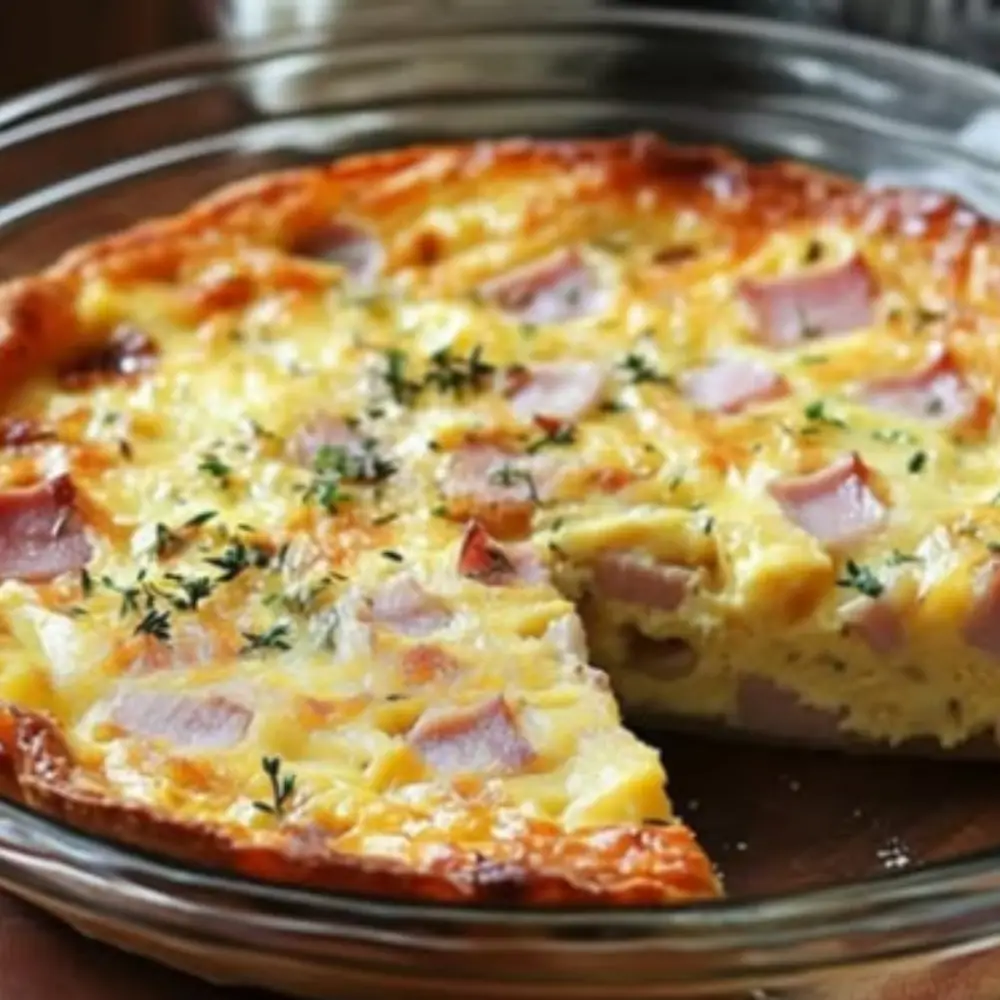 Crustless Ham and Swiss Quiche: A Simple Breakfast Favorite
