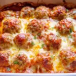Keto Meatball Casserole 3 Keto Meatball Casserole