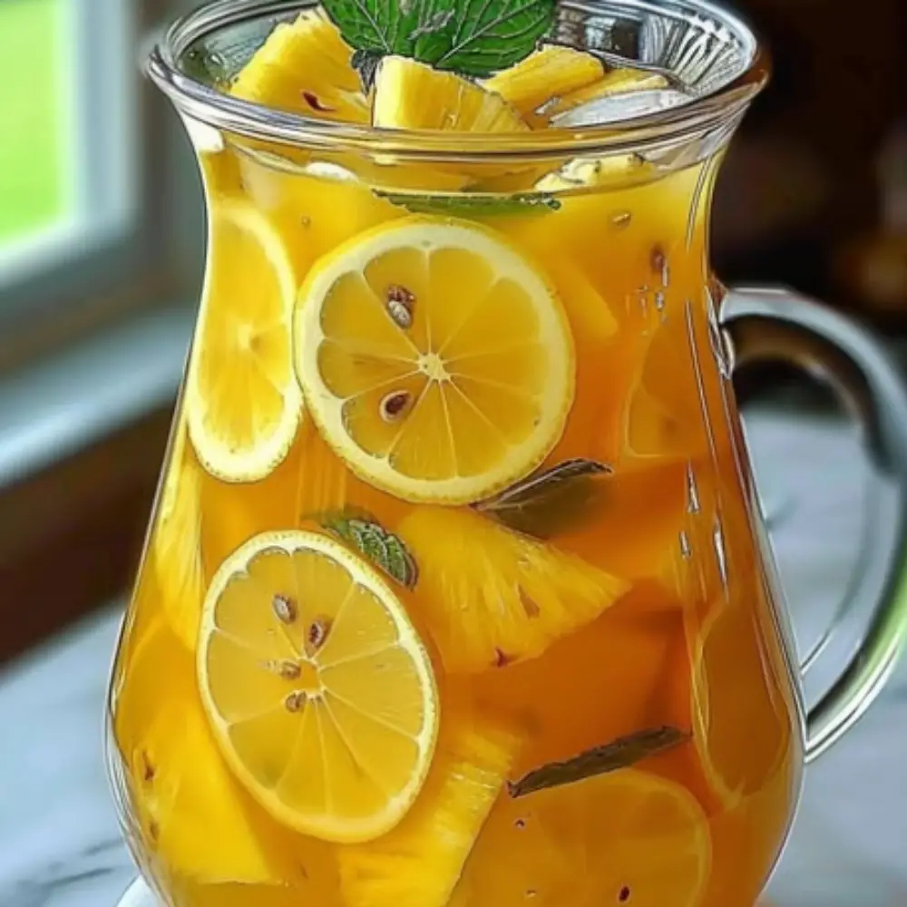 Tropical Pineapple Lemonade Punch