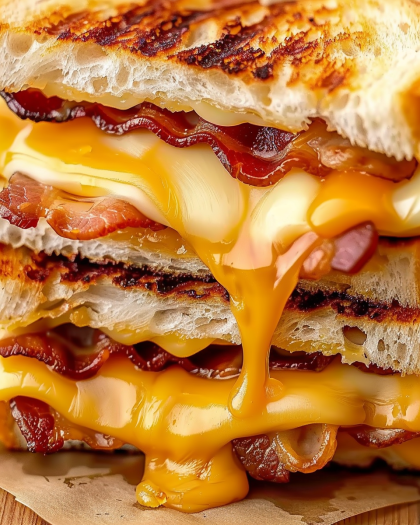 Bacon Grilled Cheese Sandwich