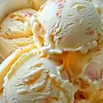 Homemade Peach Ice Cream