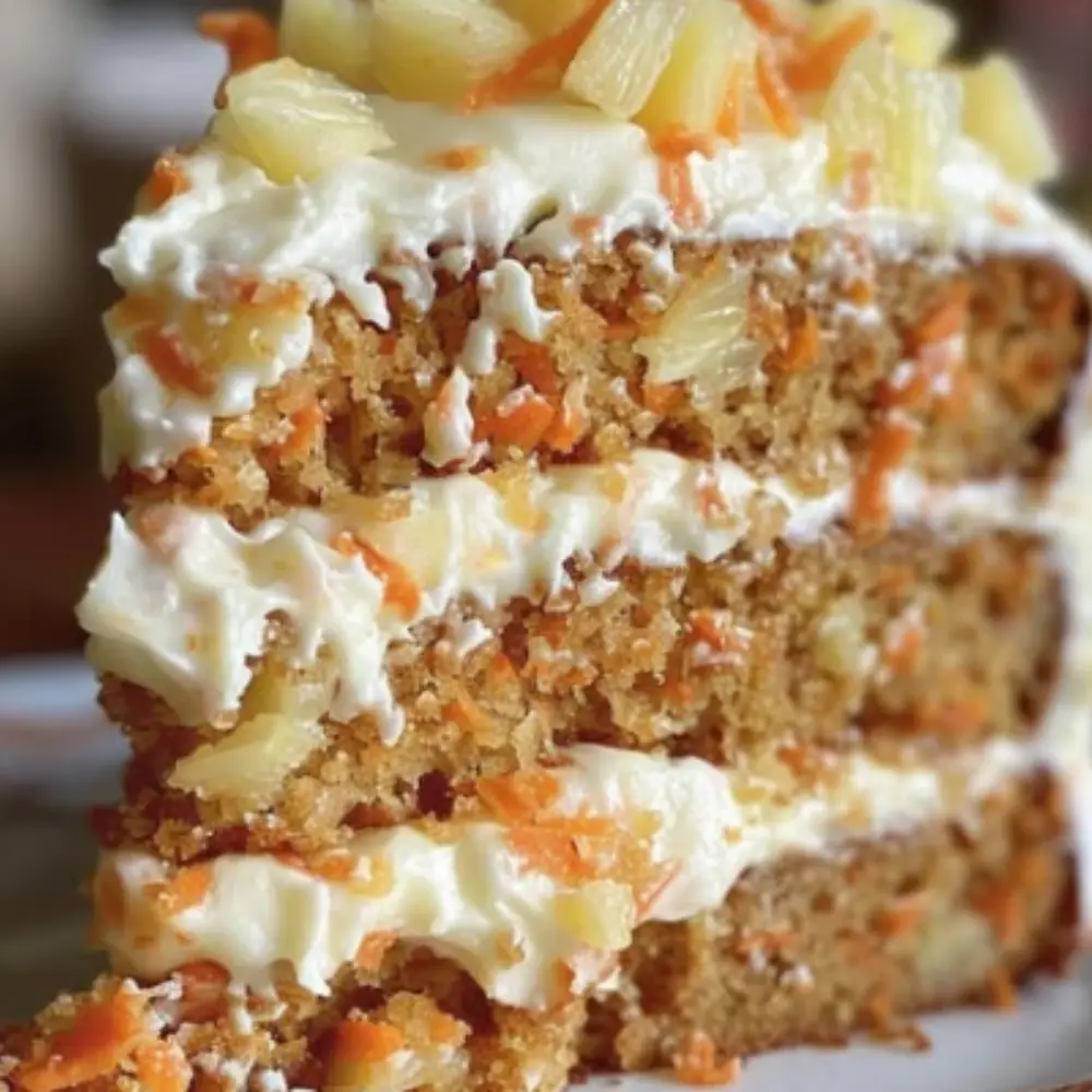 Hawaiian Carrot Pineapple Cake
