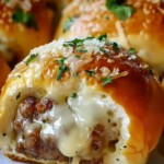 Garlic Parmesan Cheeseburger Bombs