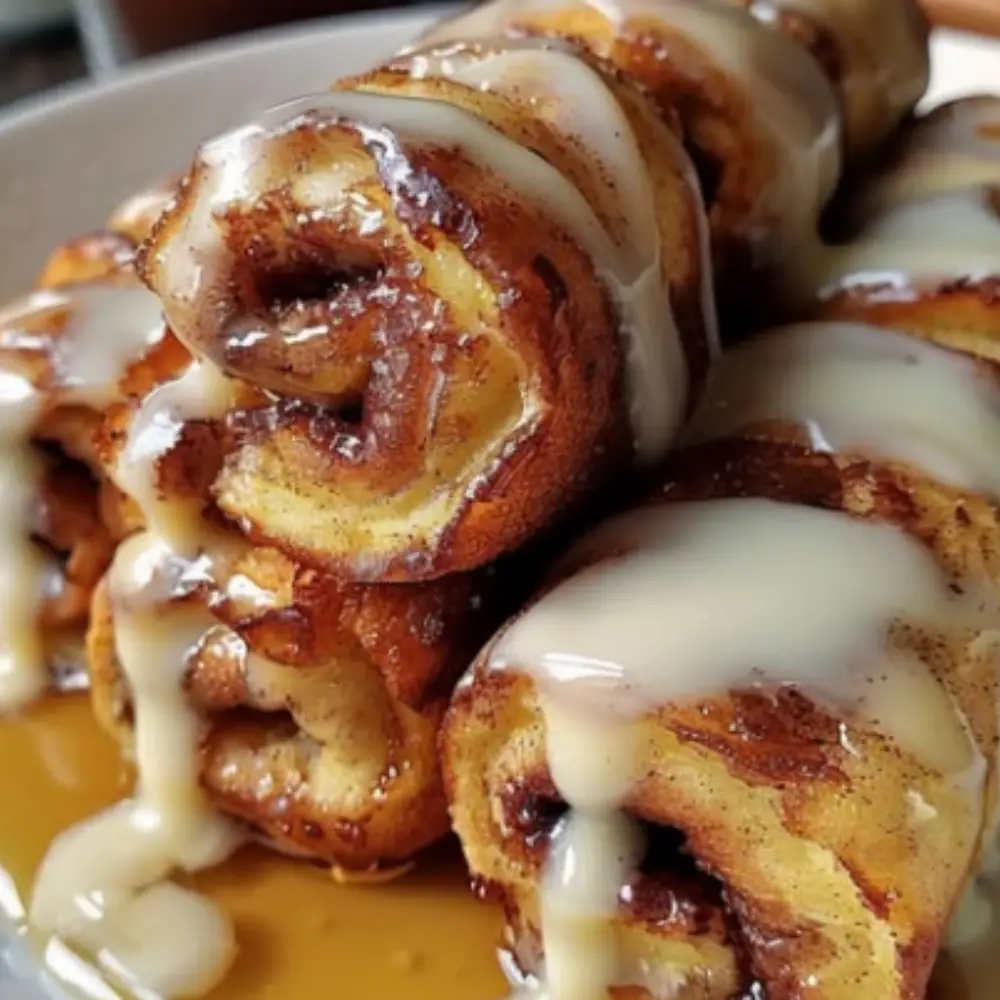 Cinnamon Roll French Toast Roll-Ups