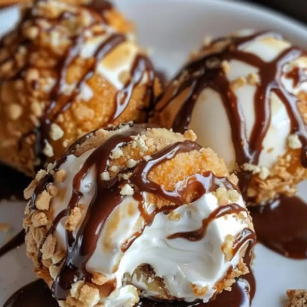 Fried S’mores Bombs