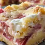 Rhubarb Custard Bars
