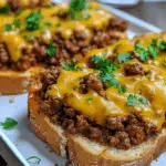 Garlic Bread Sloppy Joes