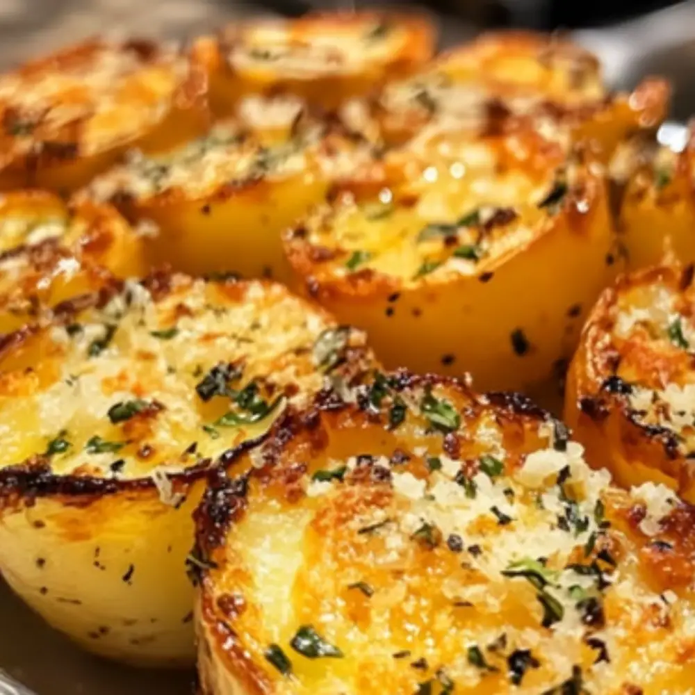 Mini Baked Parmesan Potato Rounds
