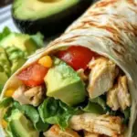 Chicken Avocado Wrap 2 Chicken Avocado Wrap