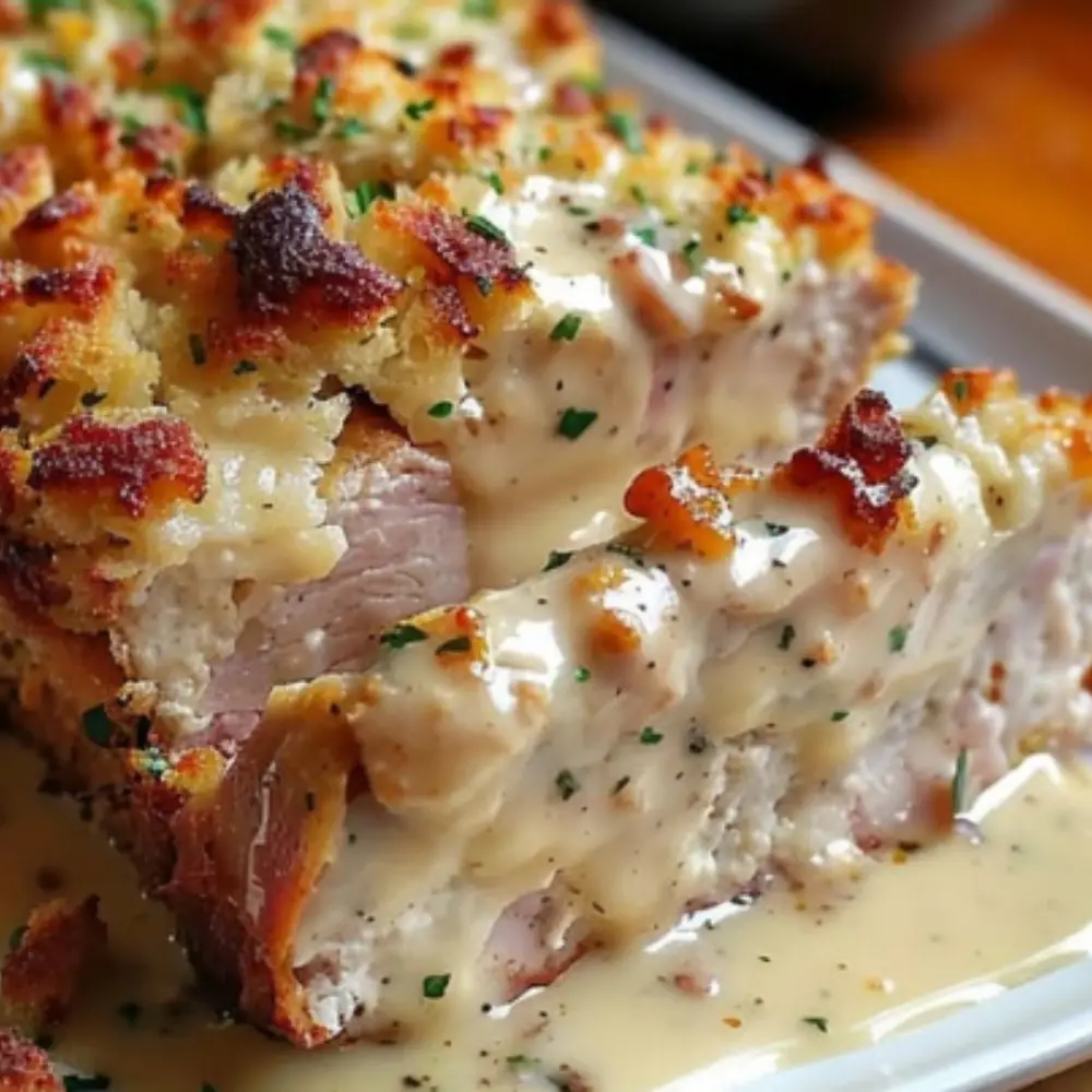 Chicken Cordon Bleu Meatloaf