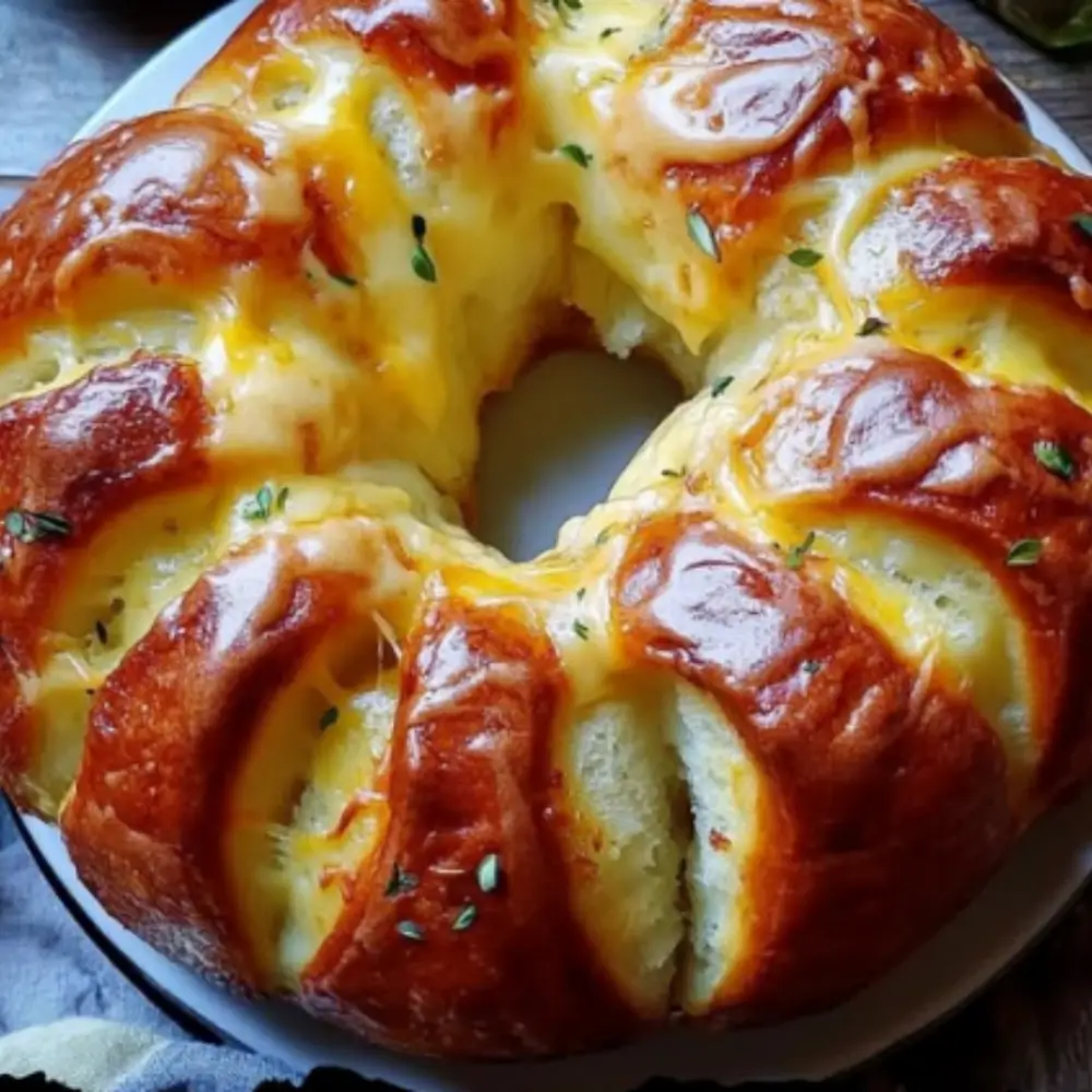Cheesy Bundt Bread