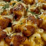 Creamy Honey Pepper Chicken Mac and Cheese Delight