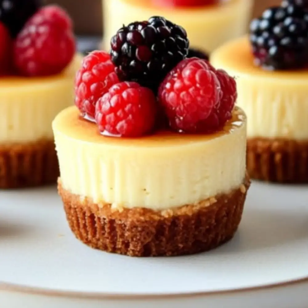 Gluten-Free Mini Cheesecakes