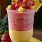 Strawberry Piña Colada Smoothie 2 Strawberry Piña Colada Smoothie