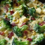 Creamy Garlic Parmesan Broccoli Bacon 2 Creamy Garlic Parmesan Broccoli Bacon