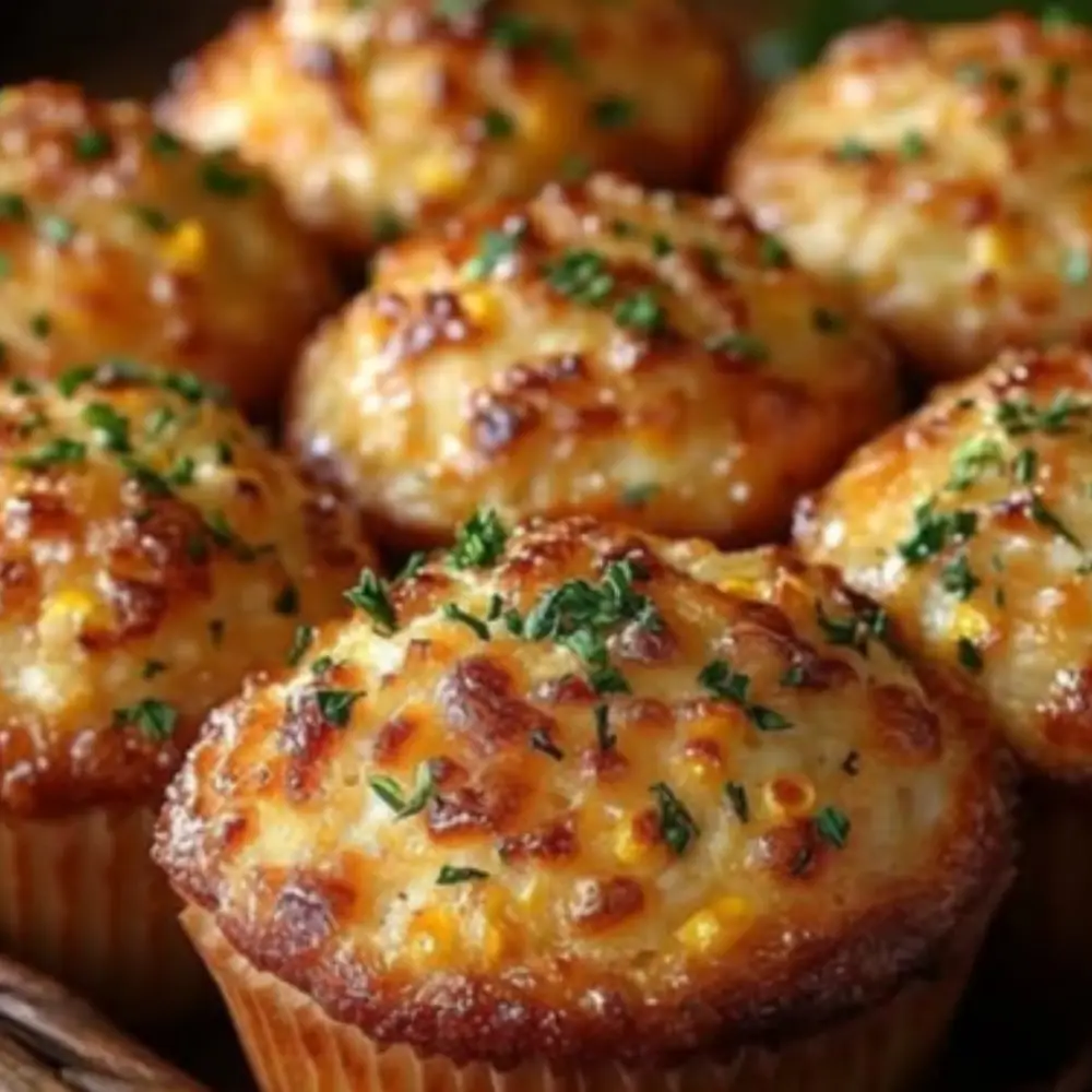Sweet Corn and Cheese Muffins