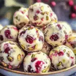 Cranberry Pistachio Balls 3 Cranberry Pistachio Balls