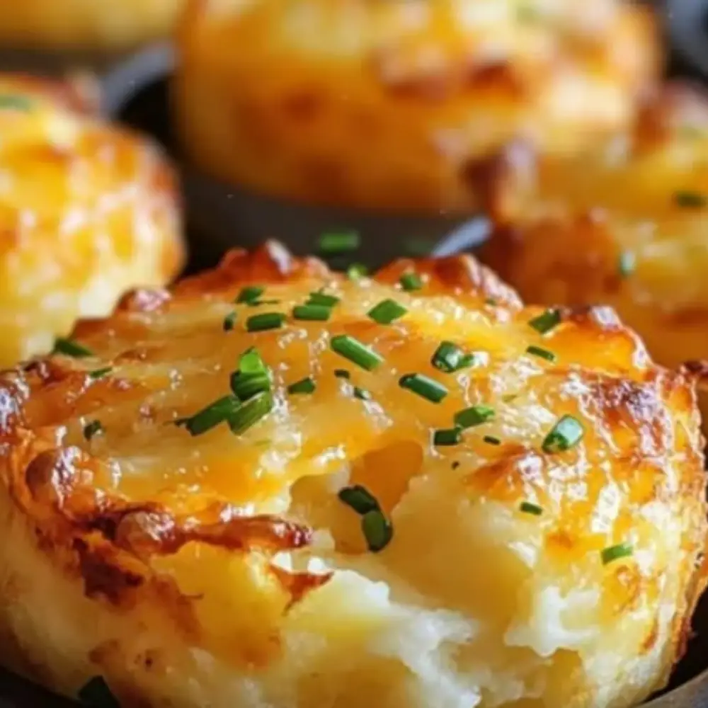 Cheesy Mashed Potato Puffs