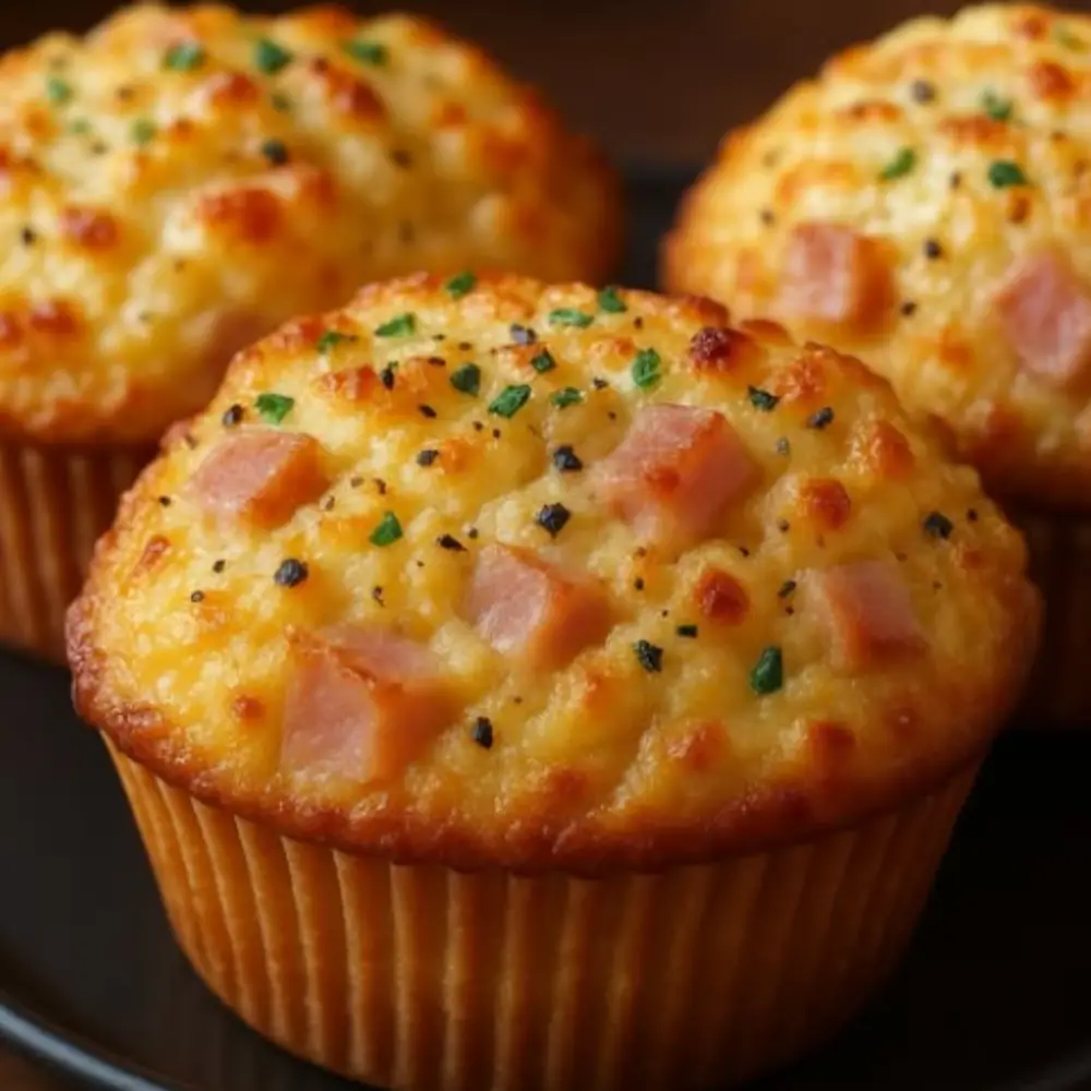 Cheese and Ham Muffins