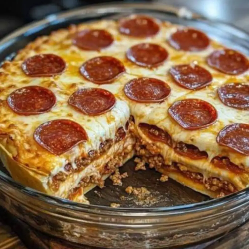 Pepperoni Pizza Casserole
