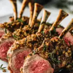 Rosemary-Garlic Rack of Lamb with Red Wine Sauce 2 Rosemary-Garlic Rack of Lamb with Red Wine Sauce