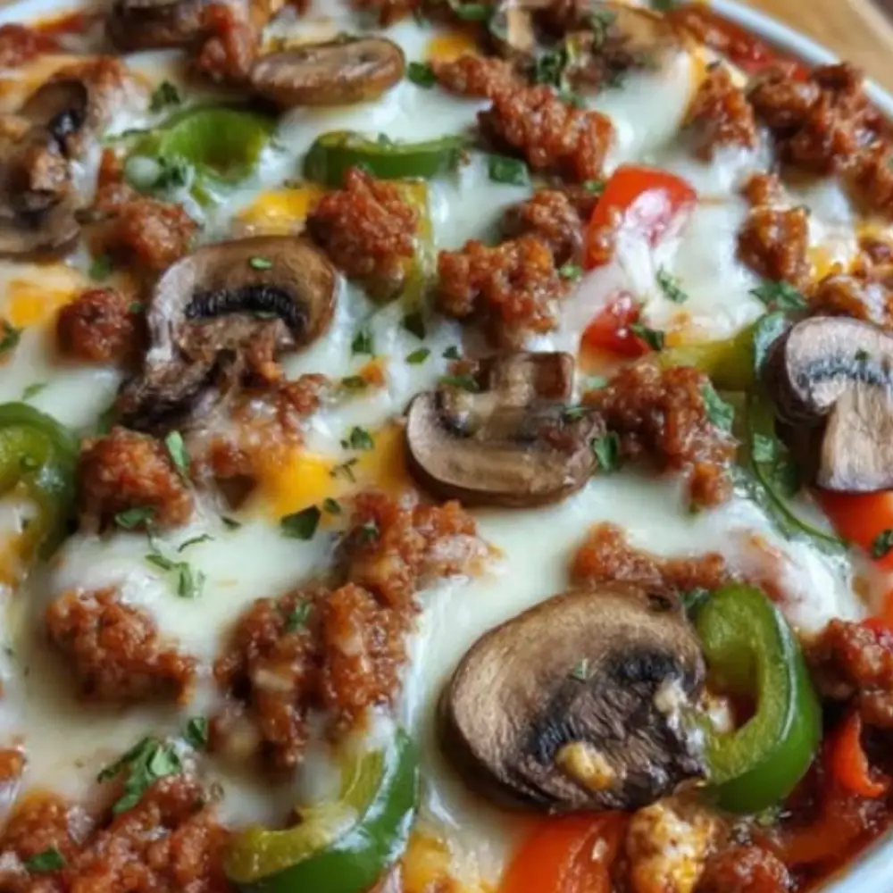 Crustless Low-Carb Pizza Bowls