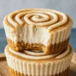 Mini Cinnamon Roll Cheesecakes 2 Mini Cinnamon Roll Cheesecakes