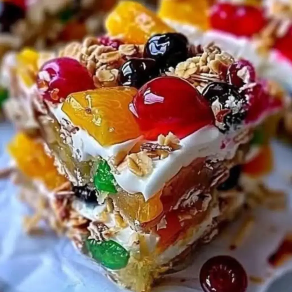 Fruit Cake 7-Layer Bars