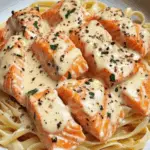 Creamy Garlic Salmon Pasta 2 Creamy Garlic Salmon Pasta