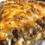 Not So Impossible Cheeseburger Pie