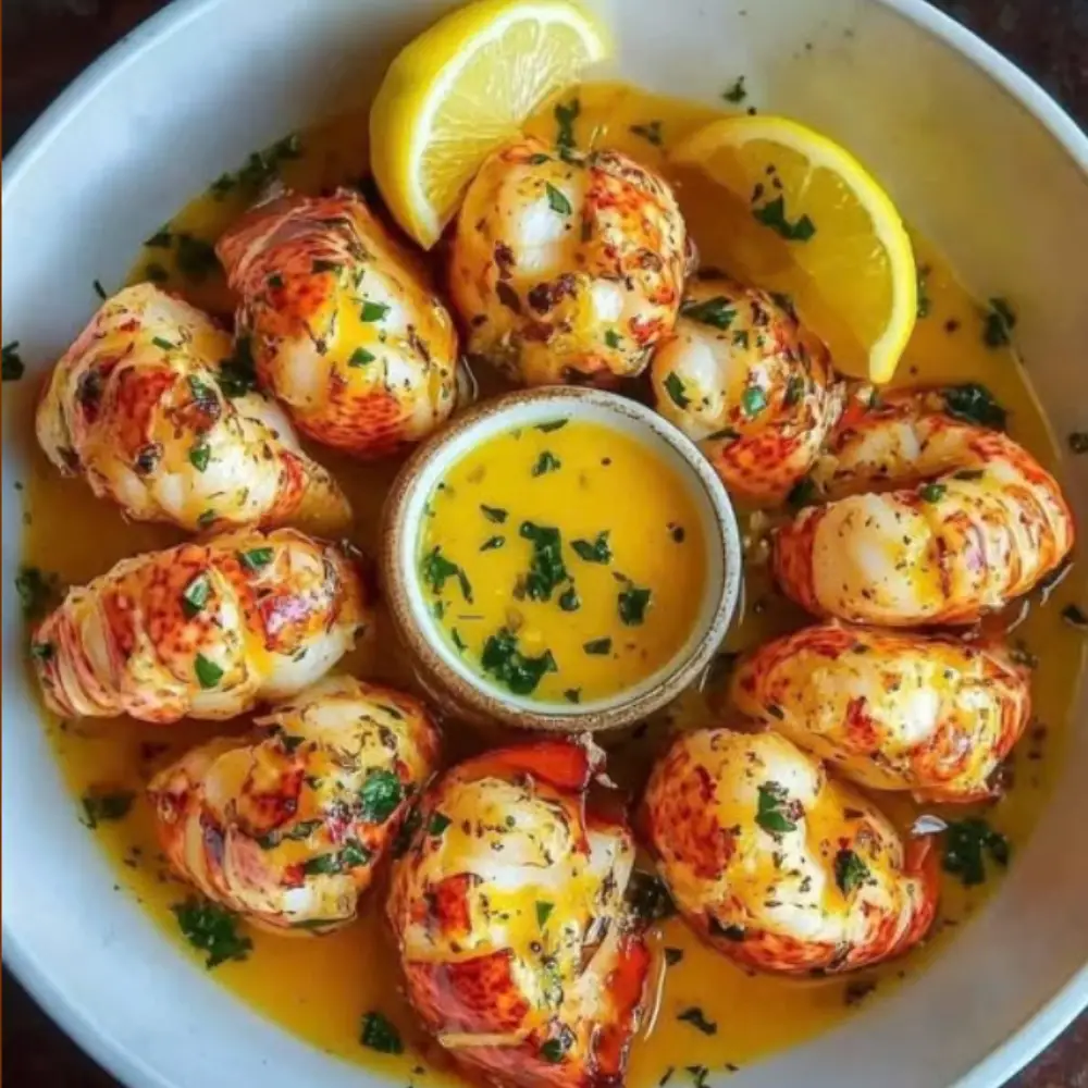 Luxurious Lobster Bites in Aromatic Garlic Butter Sauce