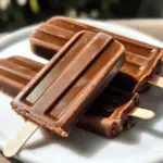 Homemade Fudgesicles 3 Homemade Fudgesicles