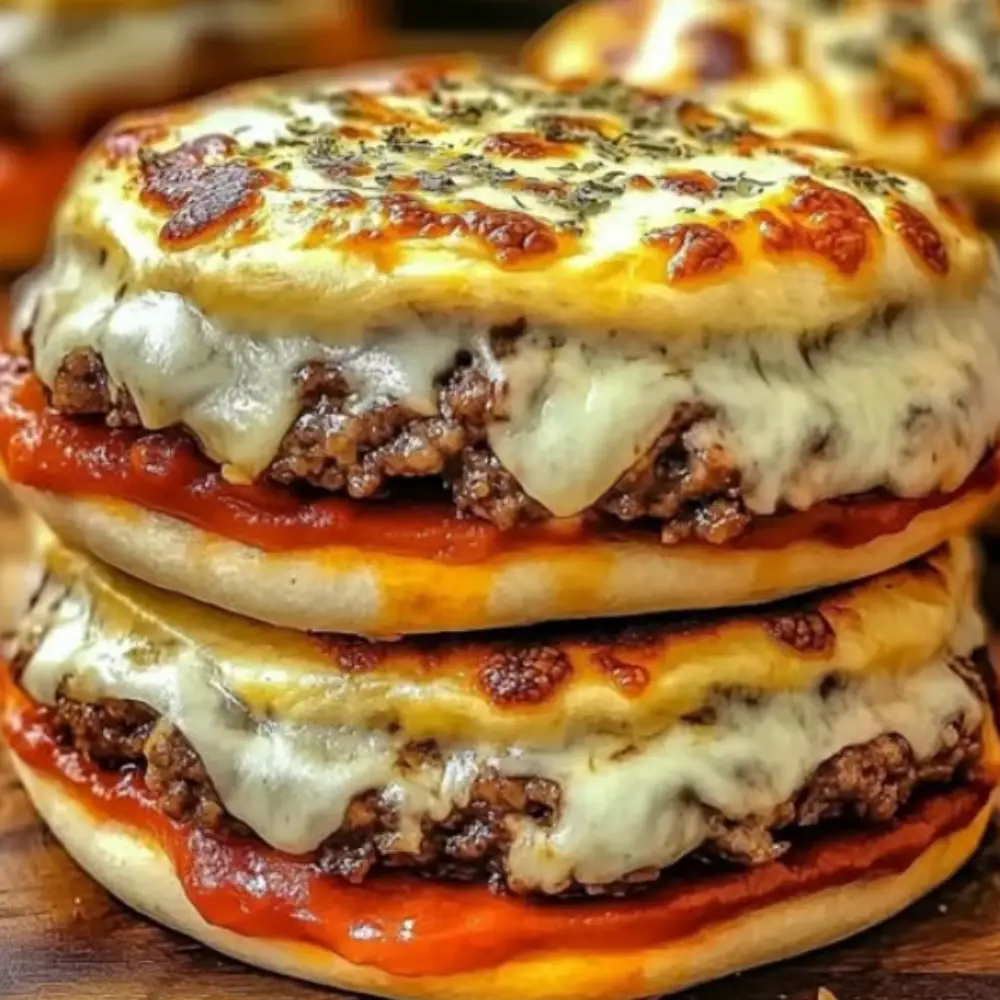 Old School Pizza Burgers – Cheesy, Saucy, Retro Comfort