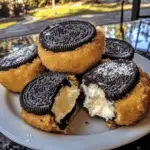 Cookies & Cream Cheesecake Stuffed Fried Oreo Bites 3 Cookies & Cream Cheesecake Stuffed Fried Oreo Bites