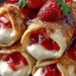 Strawberry Cheesecake Chimichangas 3 Strawberry Cheesecake Chimichangas