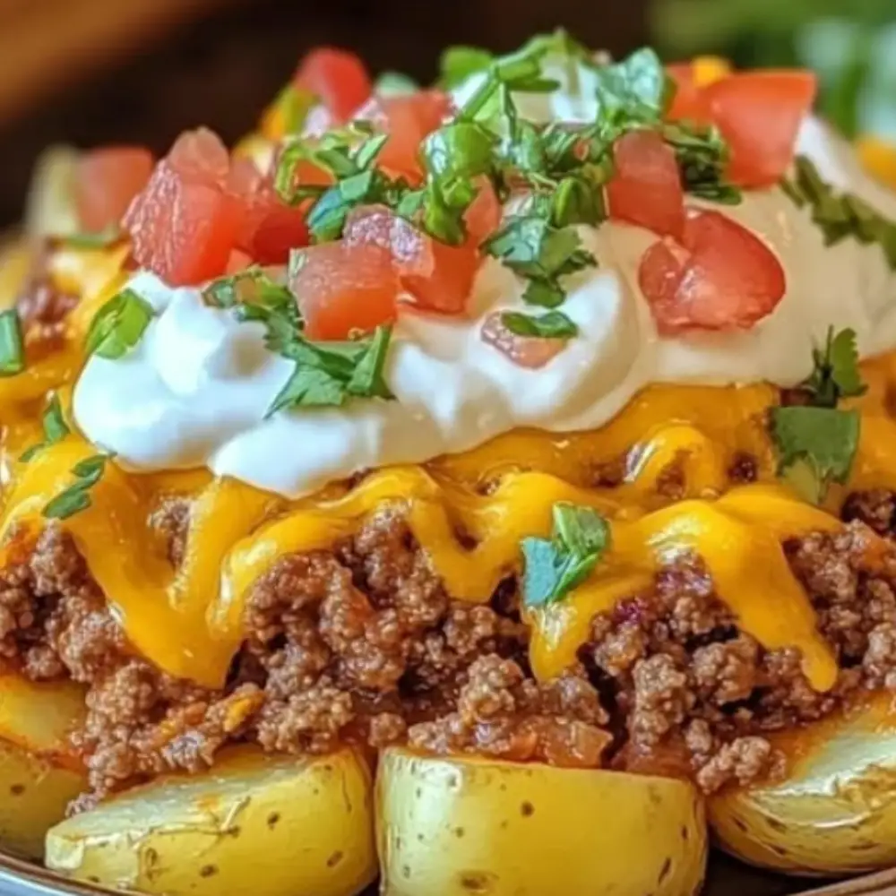 Cheesy Taco Potatoes