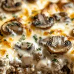 Creamy Mushroom & Ground Beef Bake 2 Creamy Mushroom & Ground Beef Bake