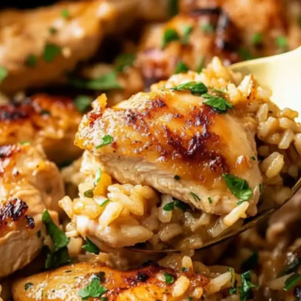 Chicken Garlic Parmesan Rice