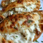 Cheesy Chicken Alfredo Pockets – Air Fried to Golden Perfection! 3 Cheesy Chicken Alfredo Pockets – Air Fried to Golden Perfection!