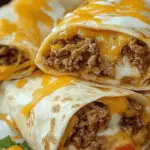 Cheesy Beefy Burritos 3 Cheesy Beefy Burritos