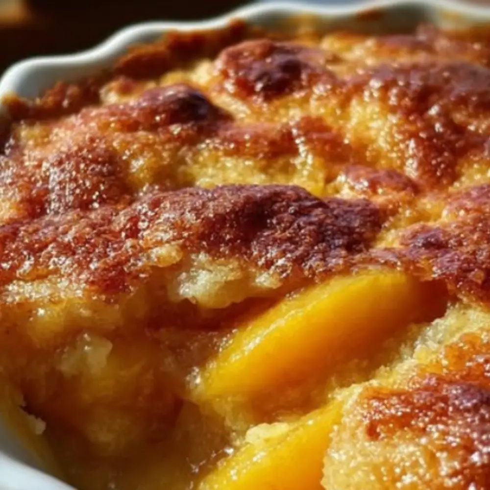 Lazy Man's Pie Peach Cobbler