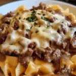 French Onion Beef and Noodles 2 French Onion Beef and Noodles