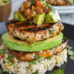 Honey Lime Chicken & Avocado Rice Stack 3 Honey Lime Chicken & Avocado Rice Stack